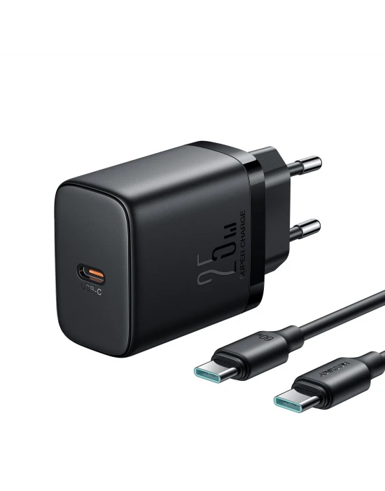 Joyroom JR-TCF11 25W Hızlı Şarj Adaptörü + Type-C Kablo Seti