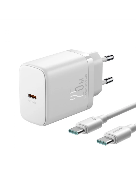 Joyroom JR-TCF11 25W Hızlı Şarj Adaptörü + Type-C Kablo Seti