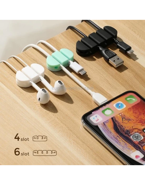 Joyroom Kablo Tutucu Organizer 2 Slot
