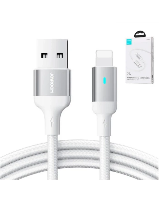 Joyroom Lighting Metal kopmaz Kablo 3m Beyaz