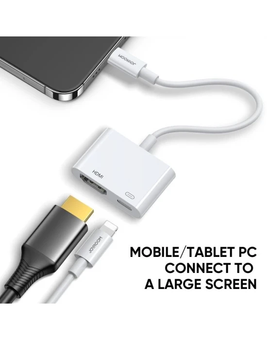 Joyroom Lightning HDMI Lightning Adaptör Kablosu 1080P Lightning Dijital AV Adaptörü