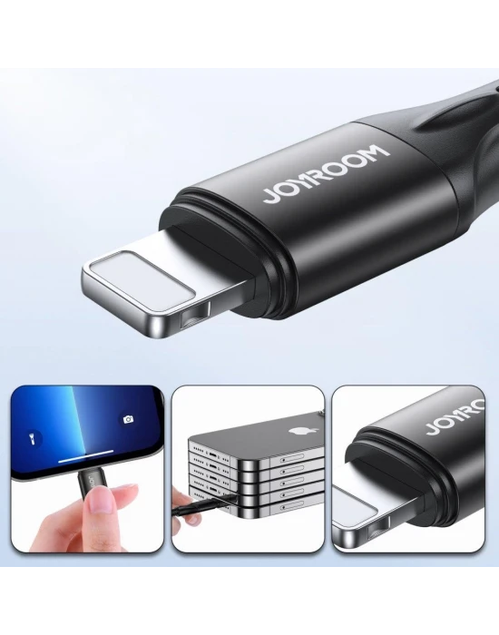 Joyroom S-1024N1 PD Hızlı Şarj ve Data Kablosu Type-C to Lightning 20W 1M