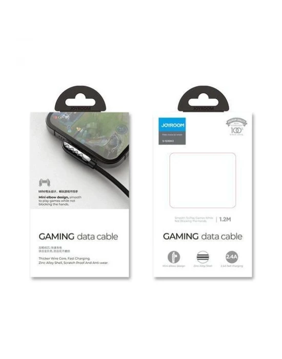 Joyroom S-1230K3 Gaming 2.4A USB Lightning Şarj ve Data Kablosu