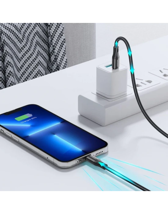 Joyroom S-2024N1 PD Hızlı Şarj ve Data Kablosu Type-C to Lightning 20W 2M