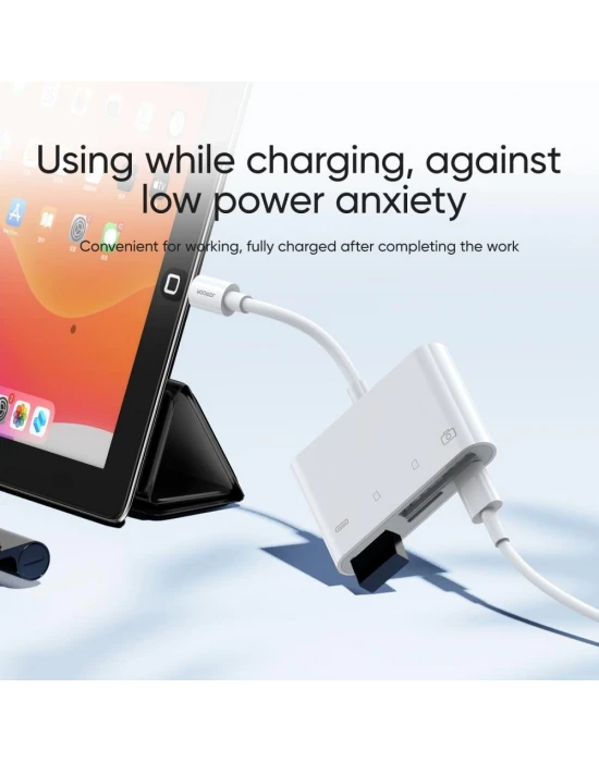 Joyroom S-H142 Lightning - USB OTG Kart Okuyucu 4 in 1