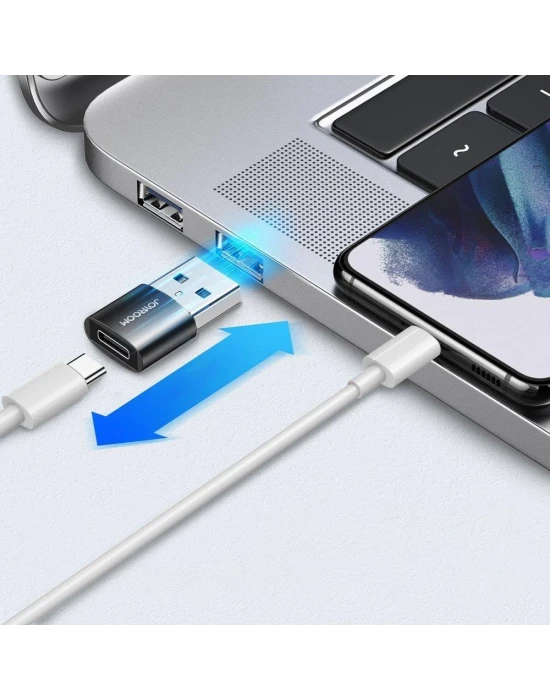Joyroom S-H152 Adaptörü USB to Type-C Siyah