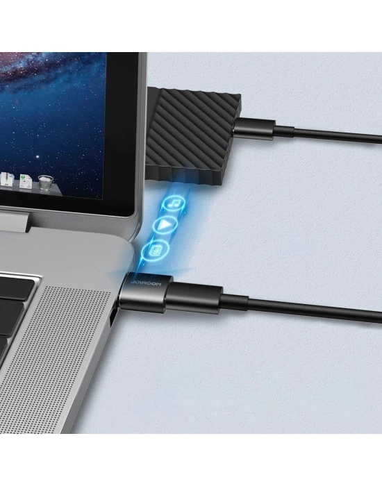 Joyroom S-H152 Adaptörü USB to Type-C Siyah