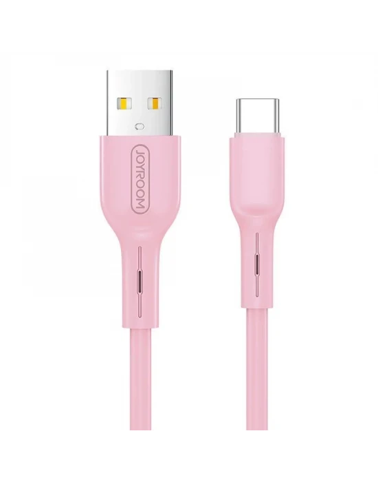 Joyroom S-M357S Type-C Şarj ve Datab Kablosu 2A 1m Pembe