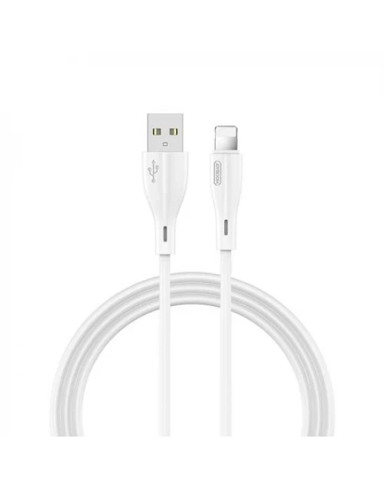 Joyroom S-M405 2.4A İphone Lightning Şarj ve Data Kablosu PVC 1M Beyaz