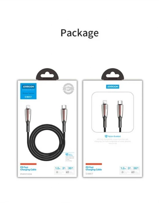 Joyroom S-M417 36W Lightning to Type-C PD Hızlı Şarj ve Data Kablosu