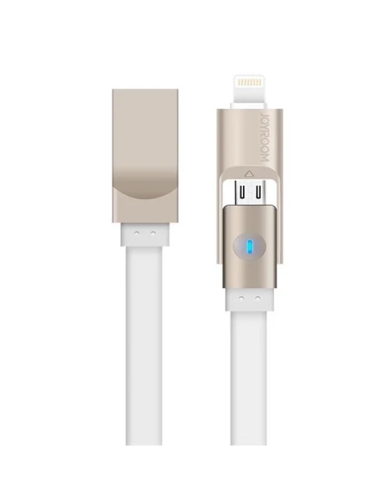 Joyroom S-T504 1.2m 2.1A Mikro & Lightning USB Şarj ve Data Kablosu
