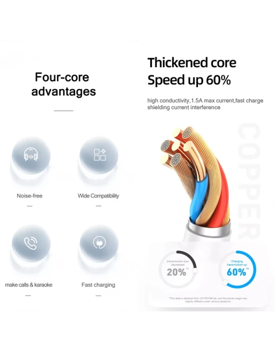 JOYROOM CONNECTÖR AUDİO+ŞARJ