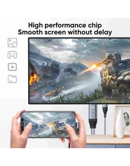 Joyroom SY-35L1 Lightning to HDMI 4K Görüntü Kablosu 3m