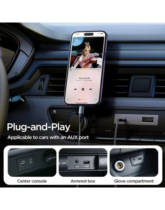 Joyroom SY-A06 Ses Aktarım Çevirici AUX Audio Kablo Lightning’den 3.5mm