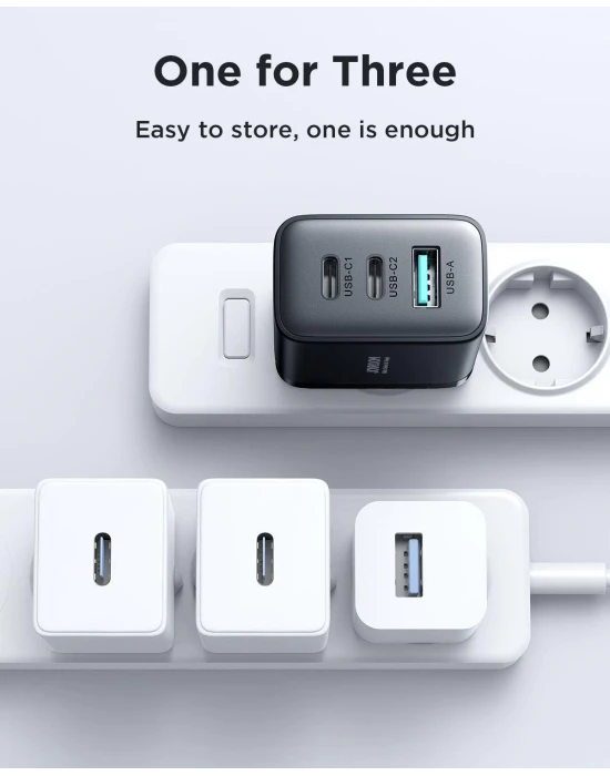 Joyroom TCF10 1 Usb 2 Type-c Çıkışlı 32w Şarj Adaptörü