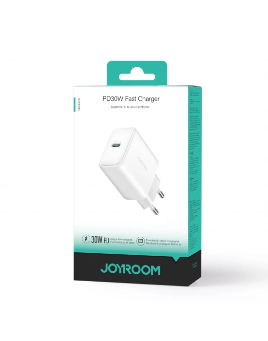 Joyroom TCF24set Akım Korumalı 30W Pd Type-C Şarj Adaptörlü Ve Type-C Şarj Kablosu