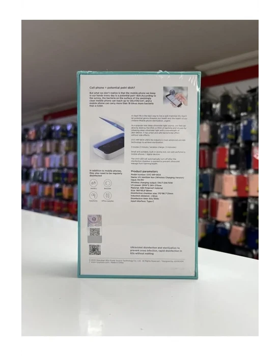 JOYROOM UV SİTERİLİZER 10W WİRELES ŞARJ
