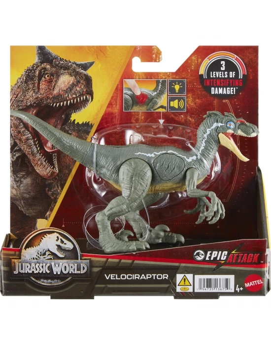 Jurassic World Epic Attack Velociraptor HNC11