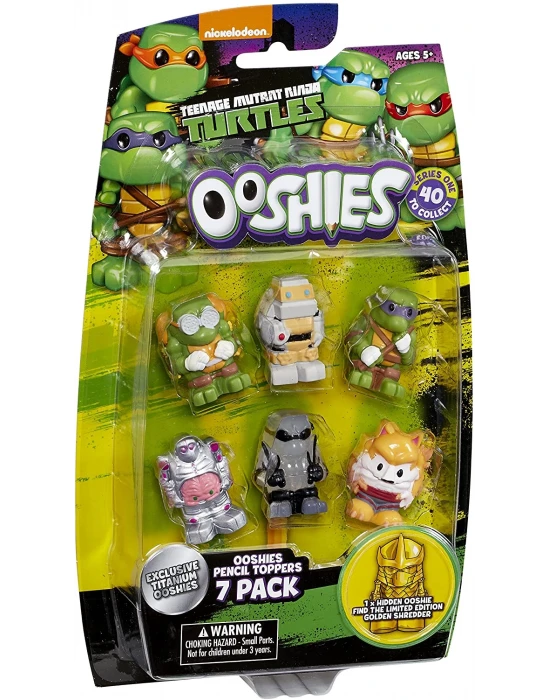 Ooshies Teenage mutant Ninja Turtles 7 Li Figür