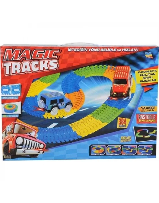 Kayyum Oyuncak Magic Tracks Yol Oyun Seti 384 Parça