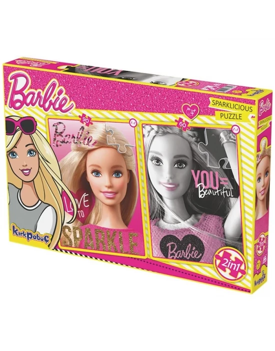 Kırkpapuç Barbie Sparklicious Çocuk Puzzle