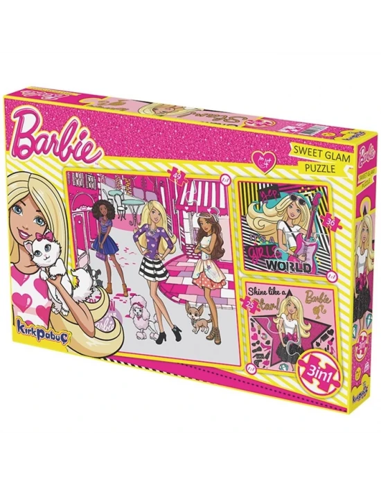 Kırkpapuç Barbie Sweet Glam Çocuk Puzzle