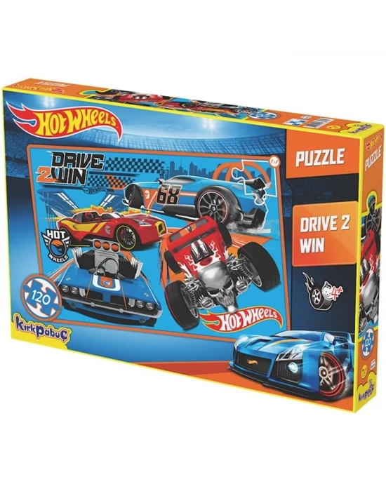 Kırkpapuç Hot Wheels Drive 2 Win Çocuk Puzzle