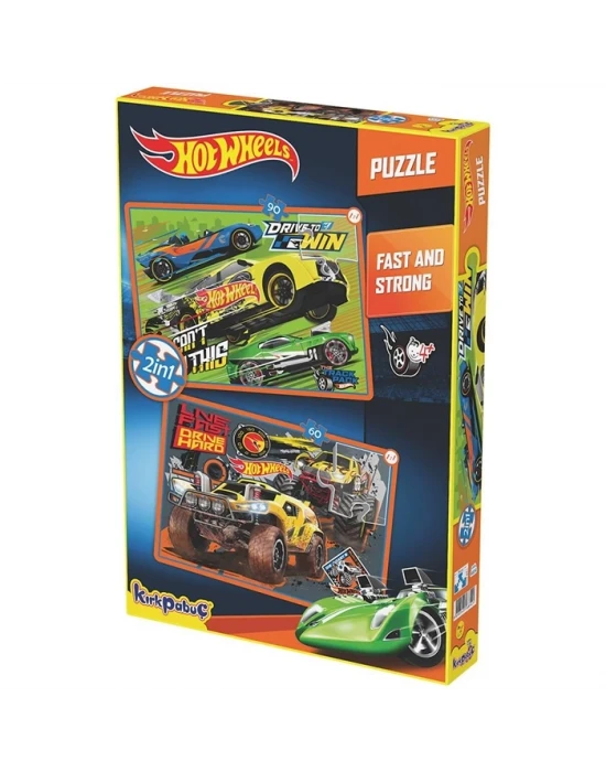 Kırkpapuç Hot Wheels Fast & Strong Çocuk Puzzle