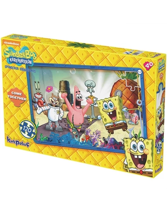 Kırkpapuç Sünger Bob Come Together Çocuk Puzzle