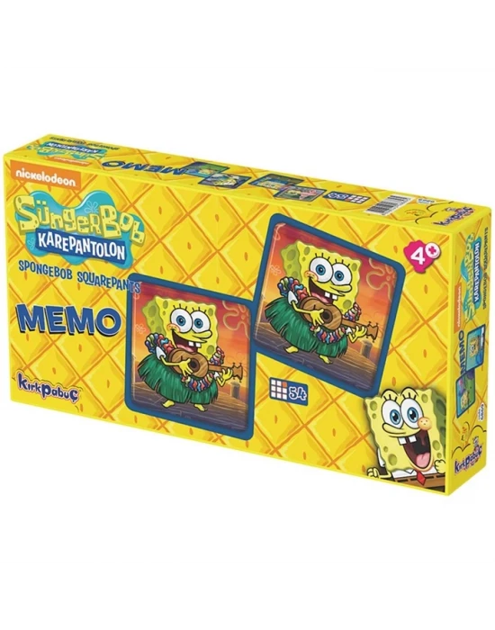 Kırkpapuç Sünger Bob Memo Çocuk Puzzle