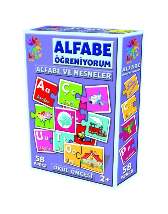 Laço Kids Alfabe Öğreniyorum Nesneler ve Alfabe