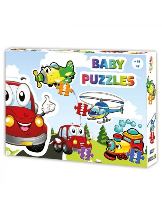 Laço Kids Baby Puzzle Taşıtlar