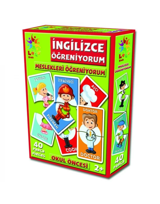 Laço Kids İngilizce Öğreniyorum Meslekler