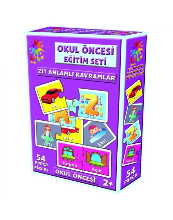 Laço Kids Okul Öncesi Eğitim Seti Zıt Kavramlar
