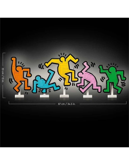 LEGO Art Keith Haring – Dans Eden Figürler 31216