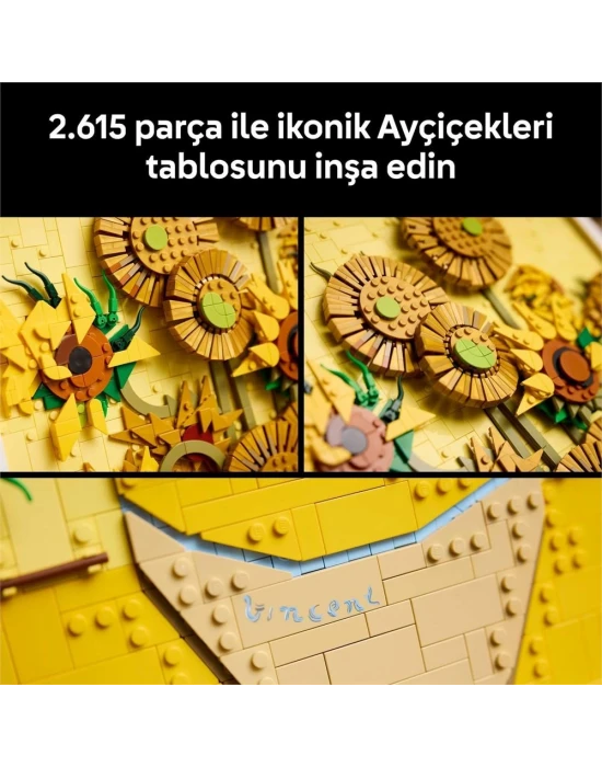 Lego Art Vincent Van Gogh – Ayçiçekleri Tablo 31215