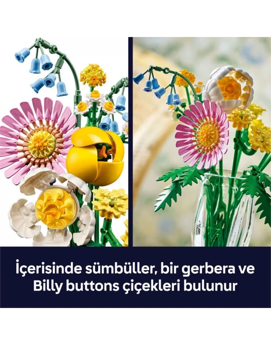 LEGO Botanicals Küçük Sarı Buket 10347