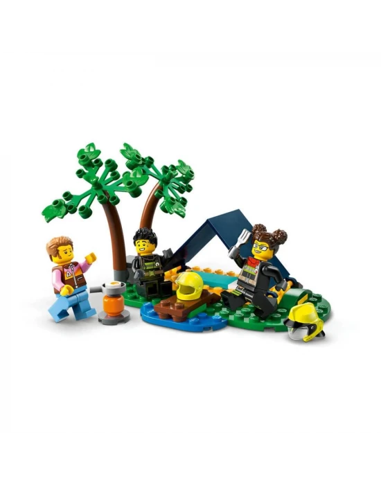 LEGO City 4x4 Kurtarma Botlu İtfaiye Kamyonu 60412