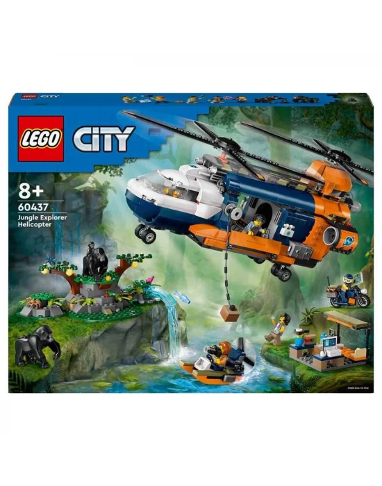 LEGO City Orman Kaşifinin Helikopteri Kamp Yerinde 60437