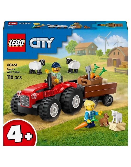 LEGO City Römorklu Çiftlik Traktörü 60461