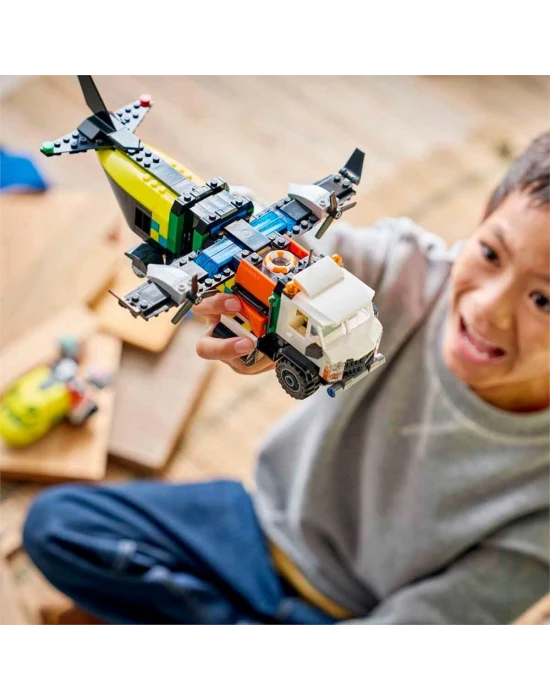 LEGO City Uçak, Servis Kamyonu ve Hoverkraft Karışımı 60505