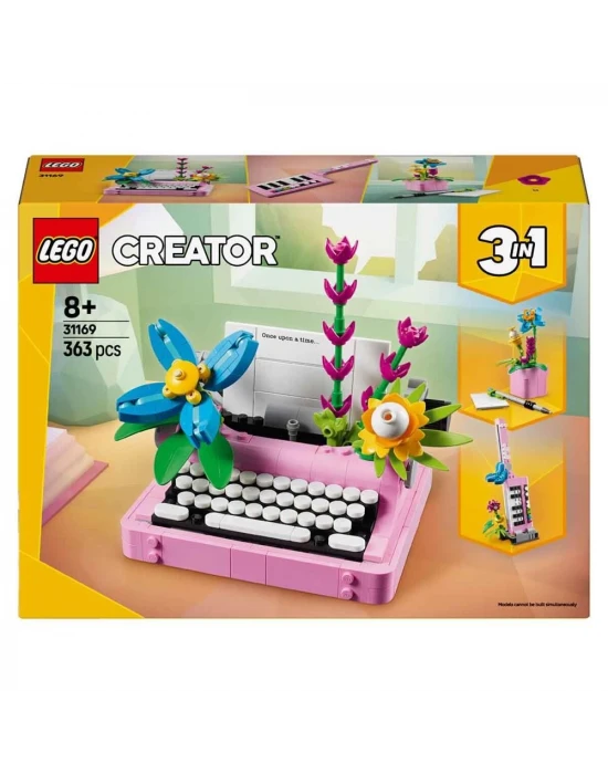 LEGO Creator 3’ü 1 Arada Çiçekli Daktilo 31169