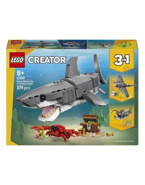 LEGO Creator Acımasız Köpek Balığı ile Hazine Sandığı 31381