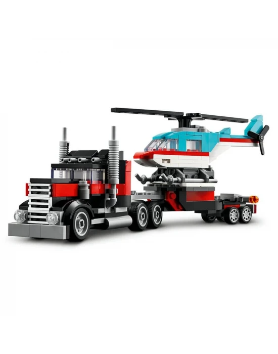 LEGO Creator Helikopterli Açık Kasa Kamyon 31146