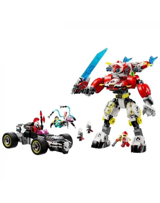 LEGO DREAMZzz Cooper’ın Kaplan Robotu ve Zero’nun Hot Rod Arabası