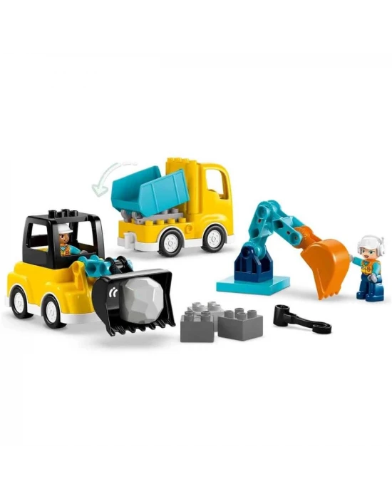 LEGO DUPLO 3ü 1 Arada İnşaat Araçları 10475
