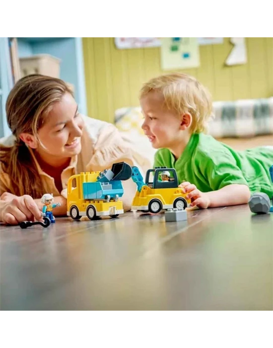 LEGO DUPLO 3ü 1 Arada İnşaat Araçları 10475