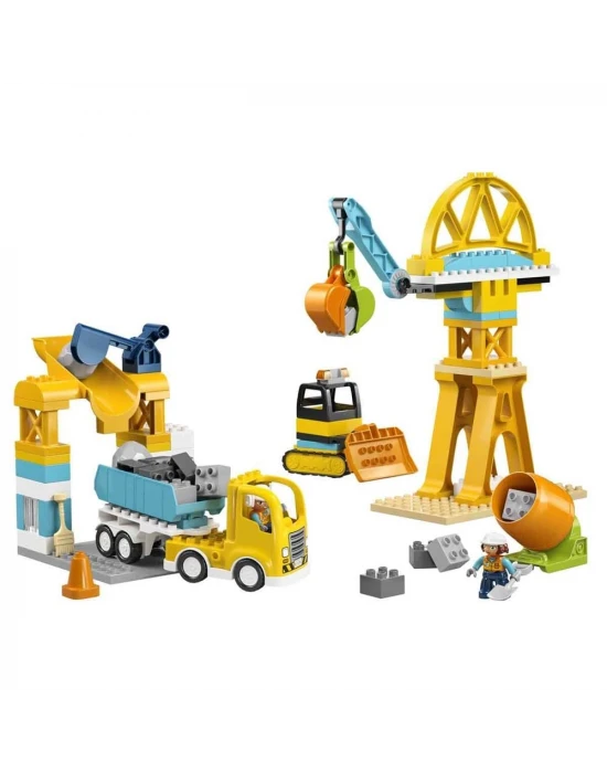 LEGO DUPLO 3ü 1 Arada İnşaat Sahası ve Araçları 10476