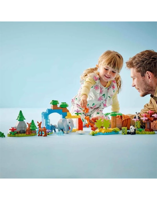 LEGO DUPLO 3’ü 1 Arada Vahşi Hayvan Aileleri 10446