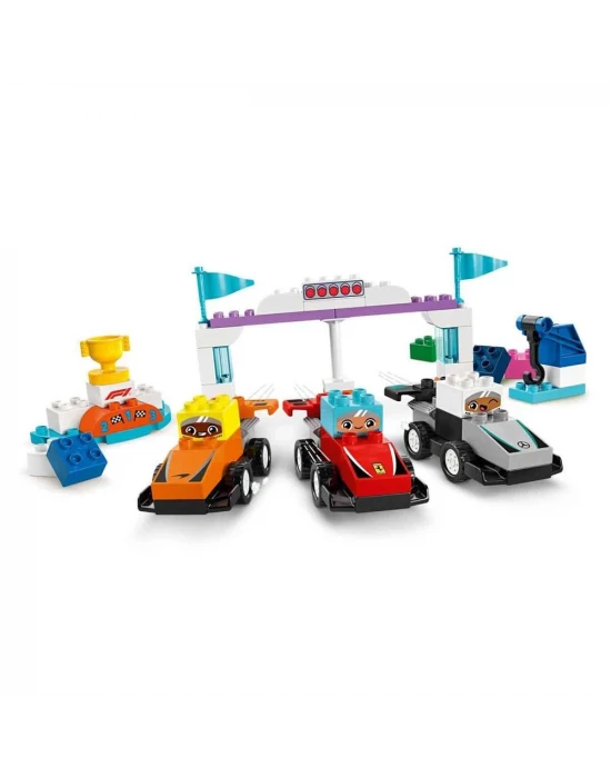 LEGO DUPLO F1 Takımı Yarış Arabaları ve Sürücüler 10445